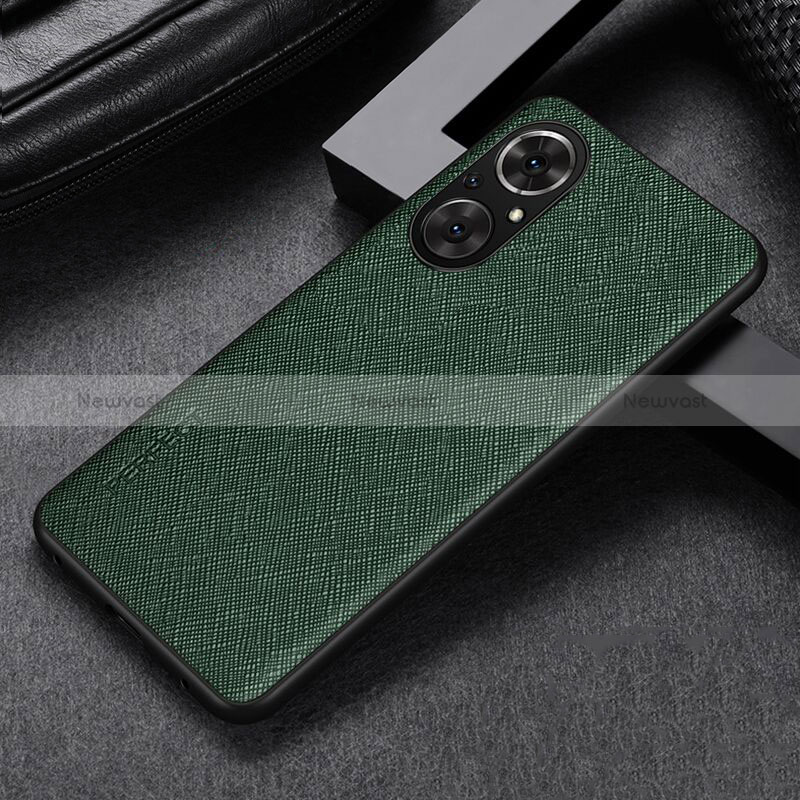 Soft Luxury Leather Snap On Case Cover GS1 for Huawei Honor 50 SE 5G