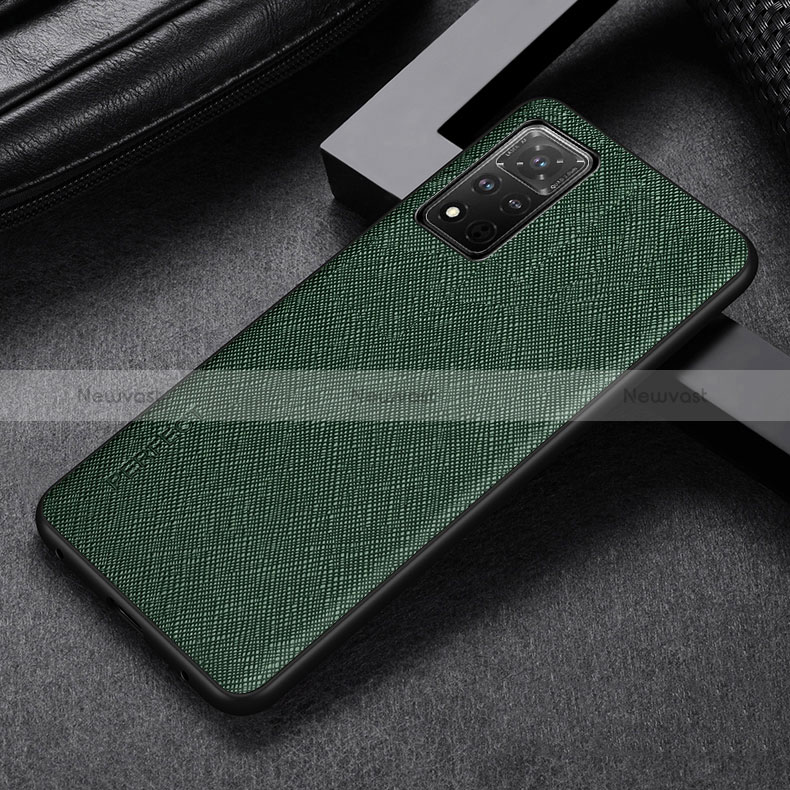 Soft Luxury Leather Snap On Case Cover GS1 for Huawei Honor V40 5G Green