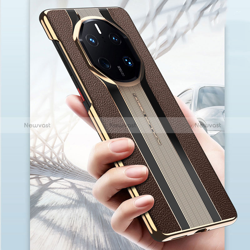 Soft Luxury Leather Snap On Case Cover GS1 for Huawei Mate 50 RS