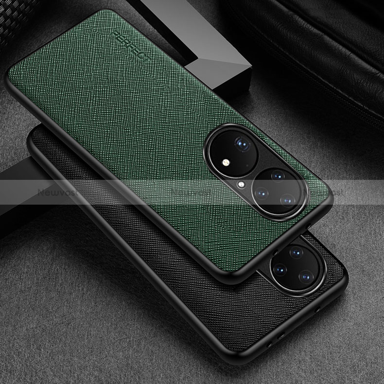 Soft Luxury Leather Snap On Case Cover GS1 for Huawei P50