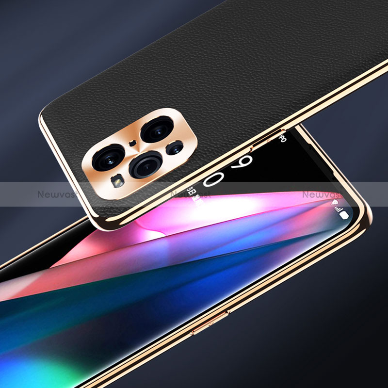 Soft Luxury Leather Snap On Case Cover GS1 for Oppo Find X3 5G