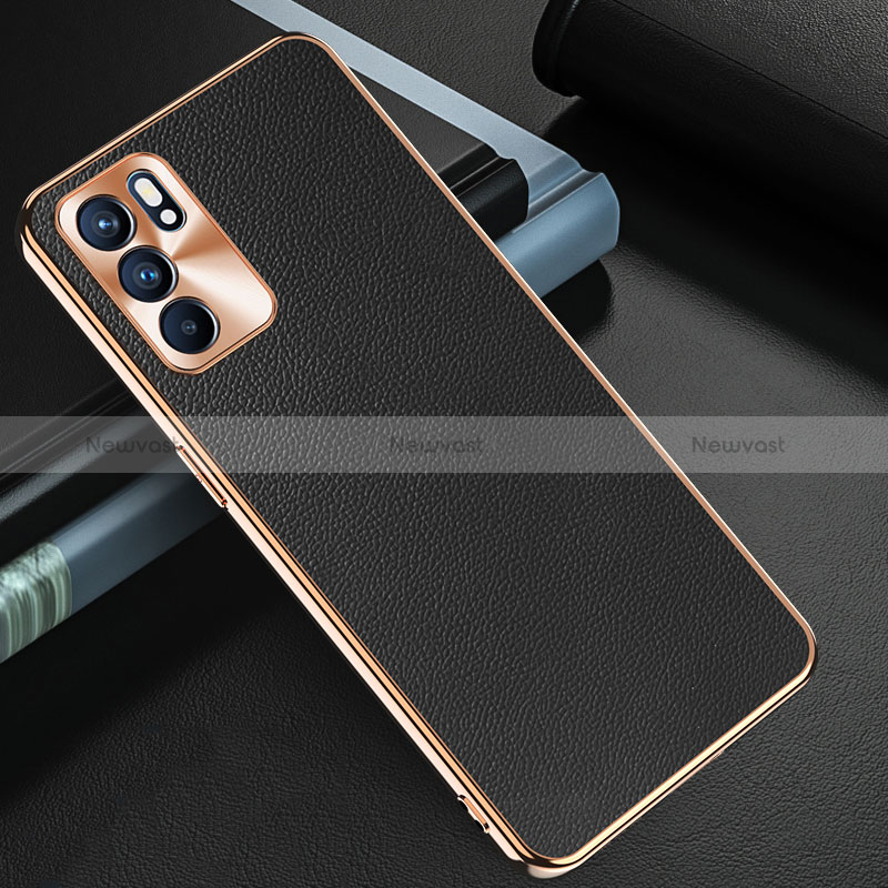 Soft Luxury Leather Snap On Case Cover GS1 for Oppo Reno6 5G