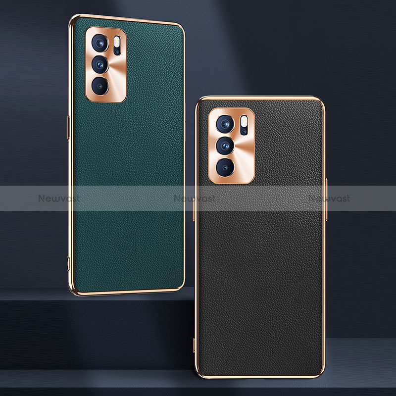 Soft Luxury Leather Snap On Case Cover GS1 for Oppo Reno6 5G