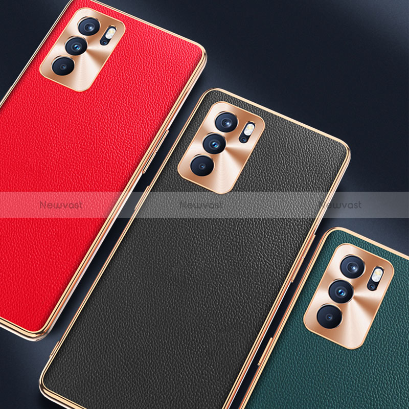 Soft Luxury Leather Snap On Case Cover GS1 for Oppo Reno6 5G