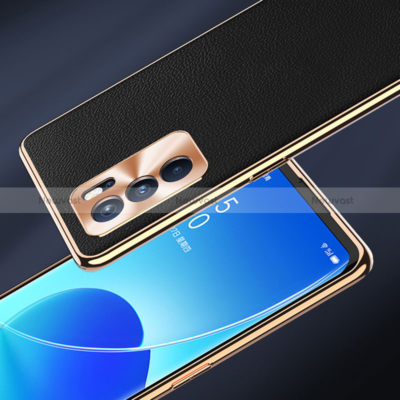 Soft Luxury Leather Snap On Case Cover GS1 for Oppo Reno6 5G