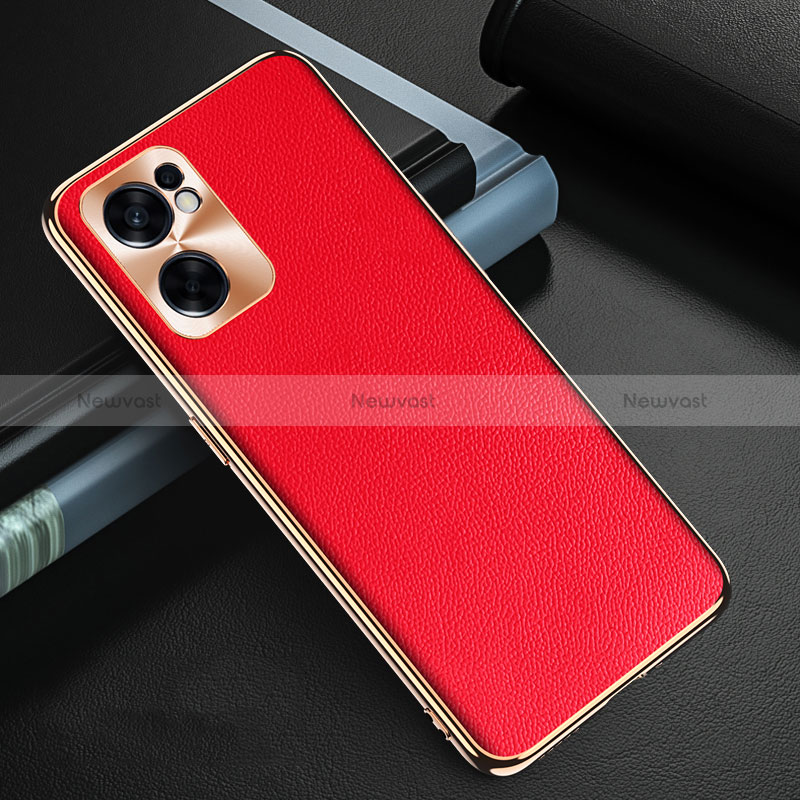 Soft Luxury Leather Snap On Case Cover GS1 for Oppo Reno7 SE 5G