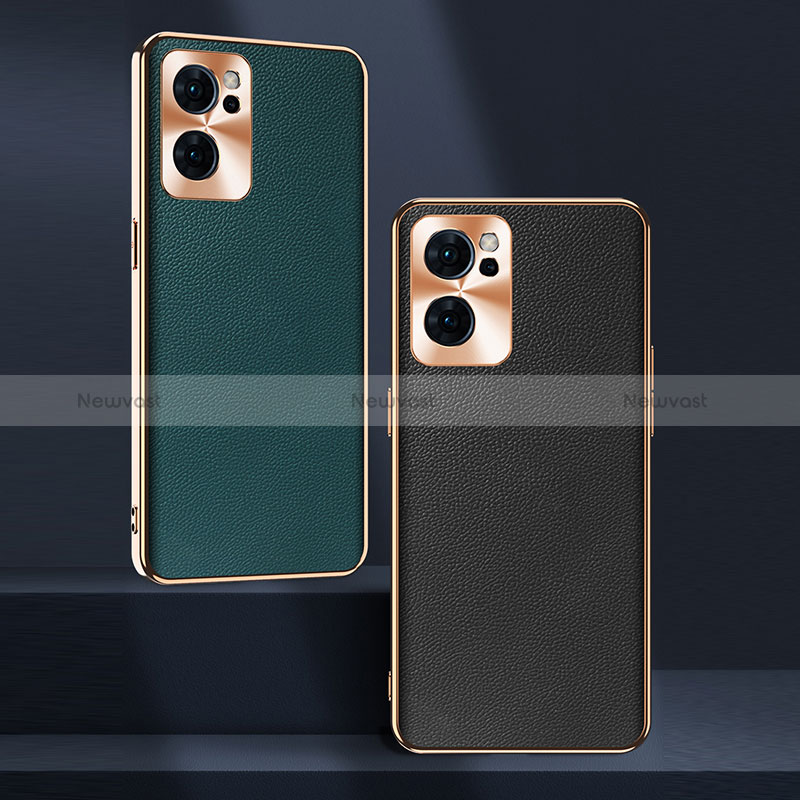 Soft Luxury Leather Snap On Case Cover GS1 for Oppo Reno7 SE 5G