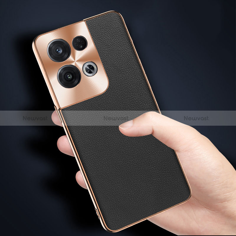 Soft Luxury Leather Snap On Case Cover GS1 for Oppo Reno8 5G