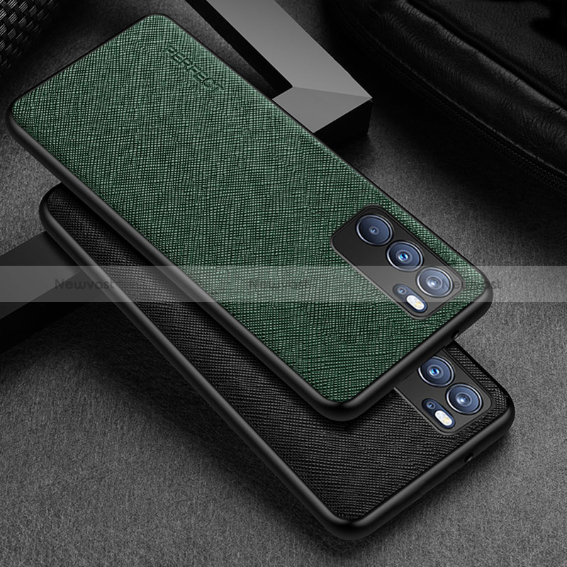 Soft Luxury Leather Snap On Case Cover GS2 for Oppo Reno6 5G