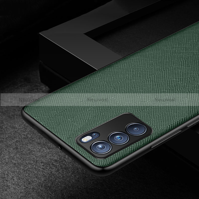 Soft Luxury Leather Snap On Case Cover GS2 for Oppo Reno6 Pro 5G India