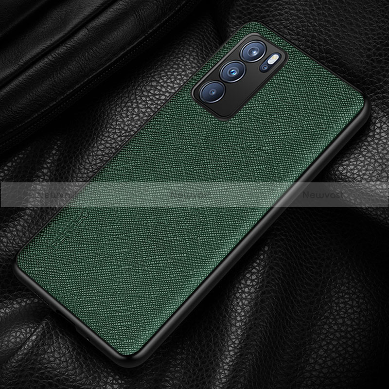 Soft Luxury Leather Snap On Case Cover GS2 for Oppo Reno6 Pro 5G India