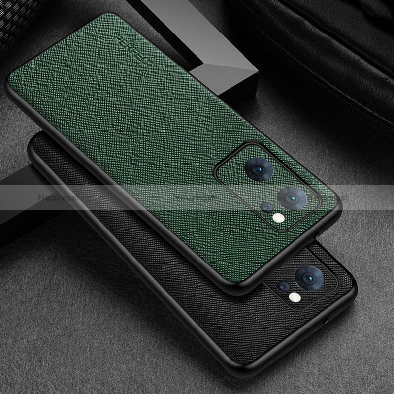 Soft Luxury Leather Snap On Case Cover GS2 for Oppo Reno7 SE 5G