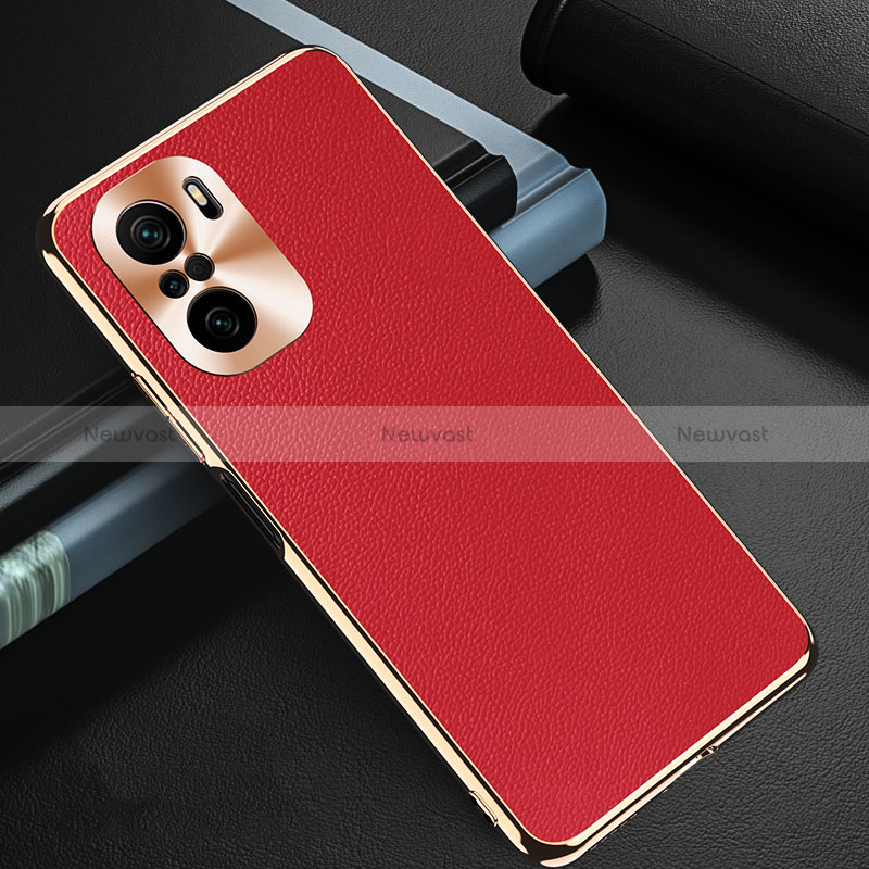 Soft Luxury Leather Snap On Case Cover GS2 for Xiaomi Mi 11X Pro 5G Red