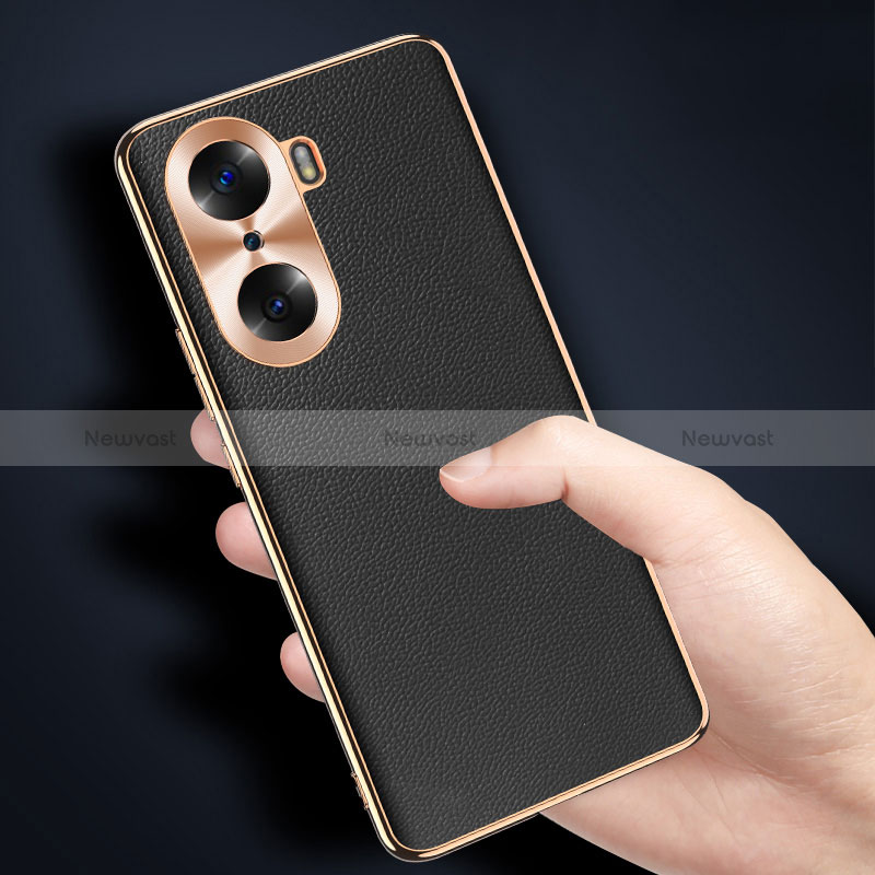 Soft Luxury Leather Snap On Case Cover GS3 for Huawei Honor 60 Pro 5G