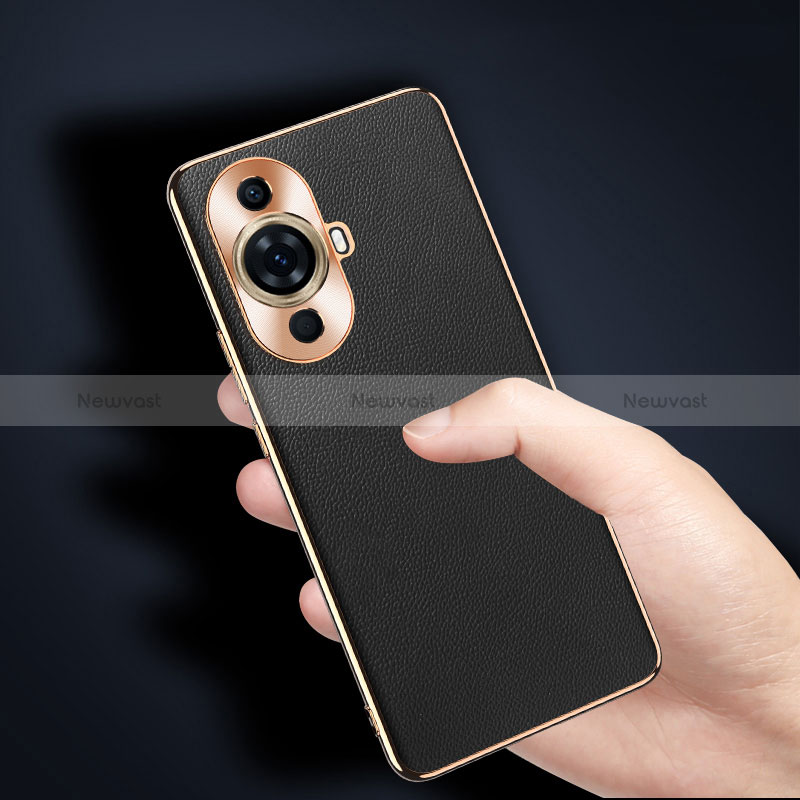 Soft Luxury Leather Snap On Case Cover GS3 for Huawei Nova 11 Pro