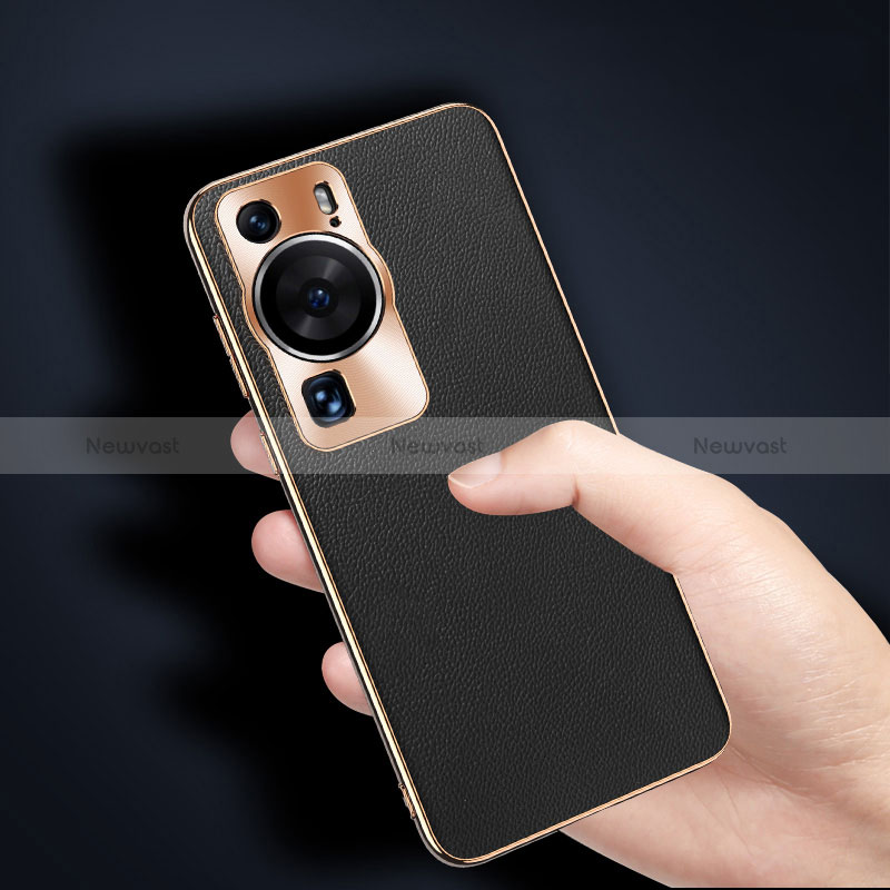 Soft Luxury Leather Snap On Case Cover GS3 for Huawei P60 Pro