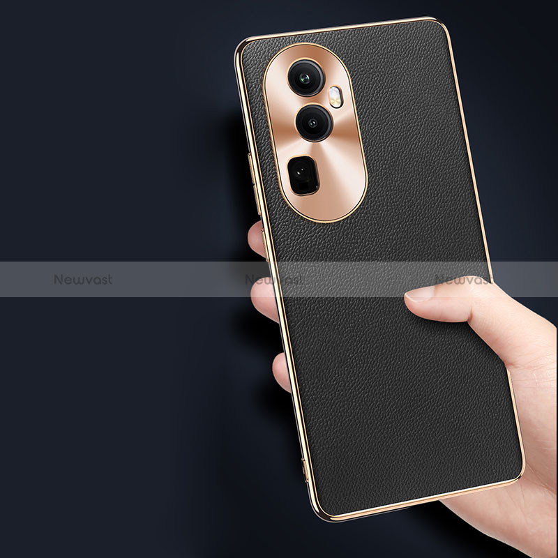 Soft Luxury Leather Snap On Case Cover GS3 for Oppo Reno10 Pro+ Plus 5G