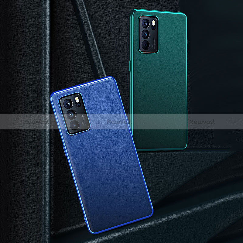 Soft Luxury Leather Snap On Case Cover GS3 for Oppo Reno6 5G