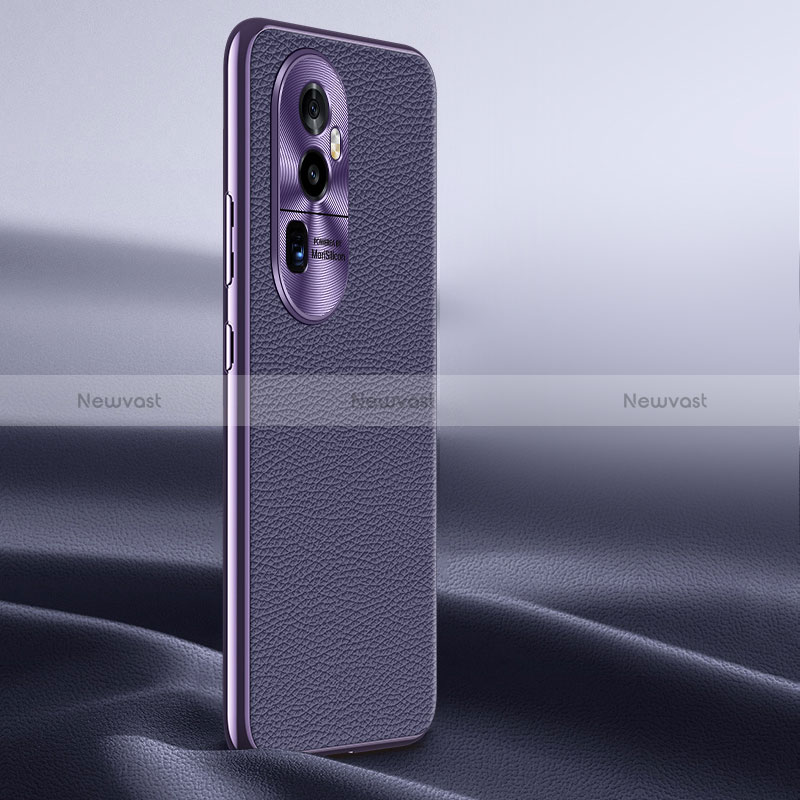 Soft Luxury Leather Snap On Case Cover JB1 for Oppo Reno10 Pro+ Plus 5G