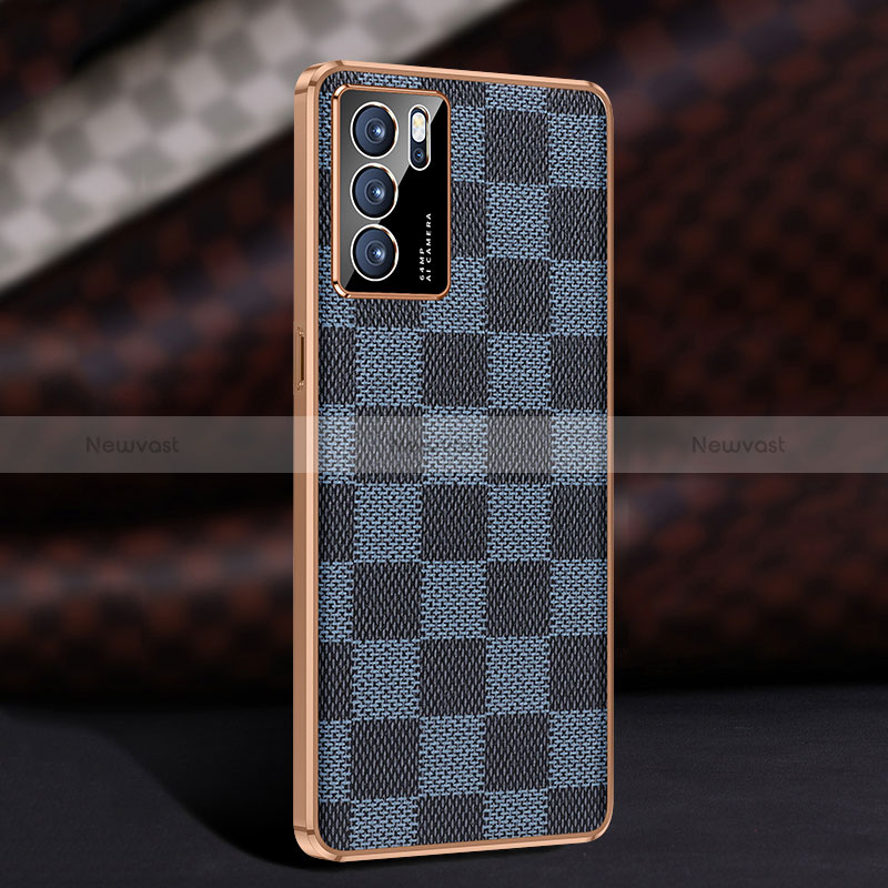 Soft Luxury Leather Snap On Case Cover JB1 for Oppo Reno6 5G