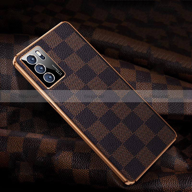 Soft Luxury Leather Snap On Case Cover JB1 for Oppo Reno6 5G