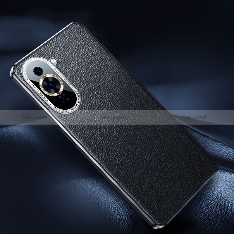 Soft Luxury Leather Snap On Case Cover JB2 for Huawei Nova 10 Pro