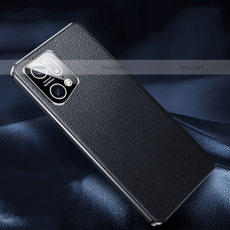 Soft Luxury Leather Snap On Case Cover JB2 for Oppo Find X5 Pro 5G