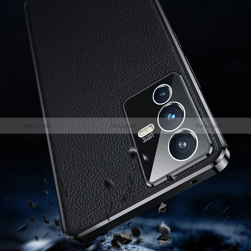 Soft Luxury Leather Snap On Case Cover JB2 for Vivo V23 5G