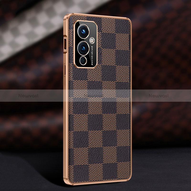 Soft Luxury Leather Snap On Case Cover JB4 for OnePlus 9 5G