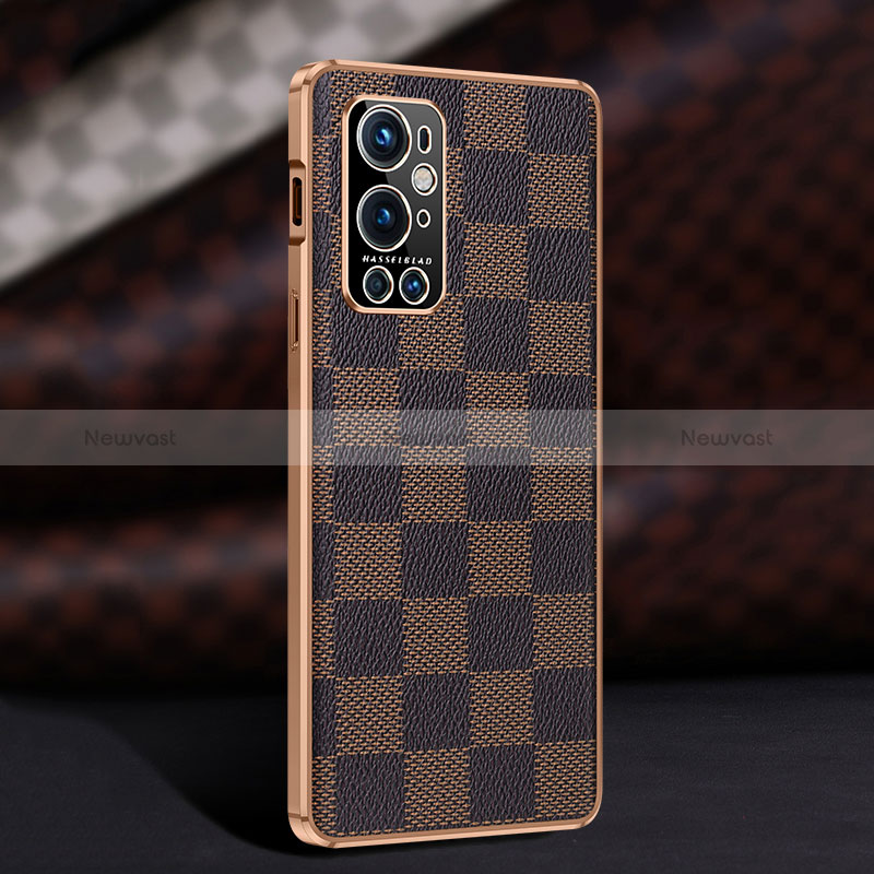 Soft Luxury Leather Snap On Case Cover JB4 for OnePlus 9 Pro 5G