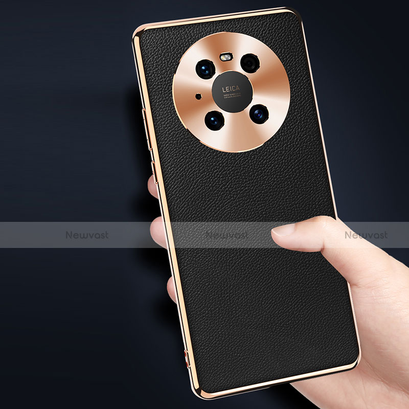 Soft Luxury Leather Snap On Case Cover K03 for Huawei Mate 40E Pro 4G