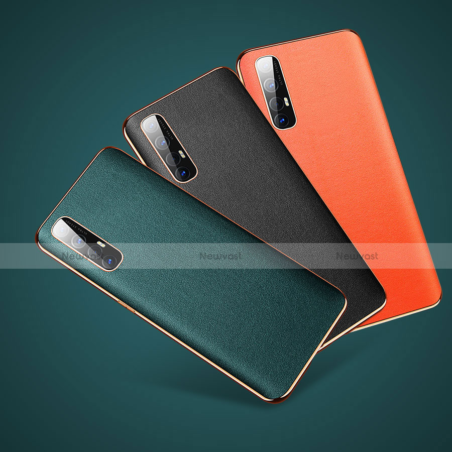 Soft Luxury Leather Snap On Case Cover L01 for Oppo Reno3 Pro