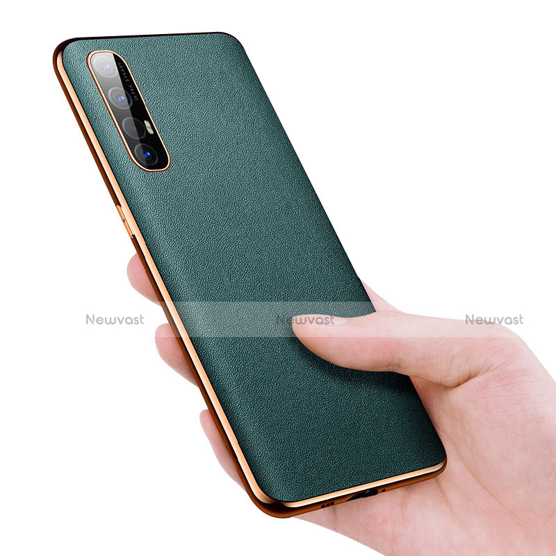 Soft Luxury Leather Snap On Case Cover L01 for Oppo Reno3 Pro