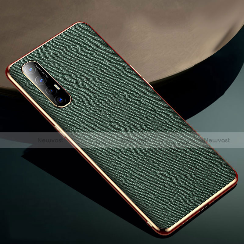 Soft Luxury Leather Snap On Case Cover L02 for Oppo Reno3 Pro