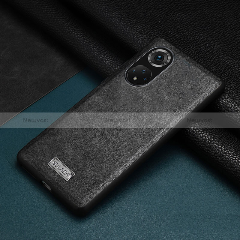 Soft Luxury Leather Snap On Case Cover LD1 for Huawei Honor 50 5G