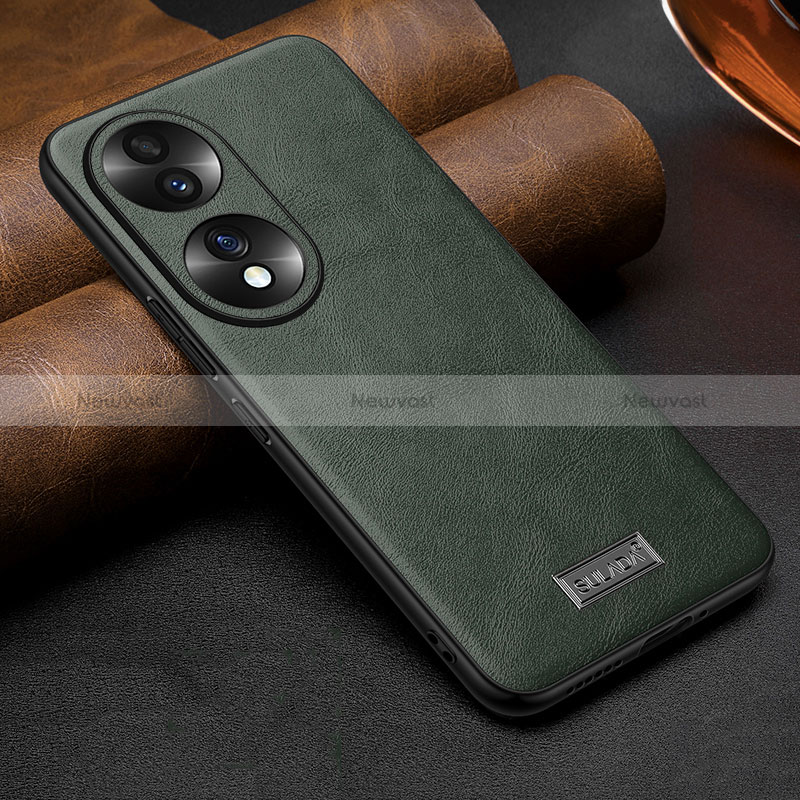 Soft Luxury Leather Snap On Case Cover LD1 for Huawei Honor 70 5G