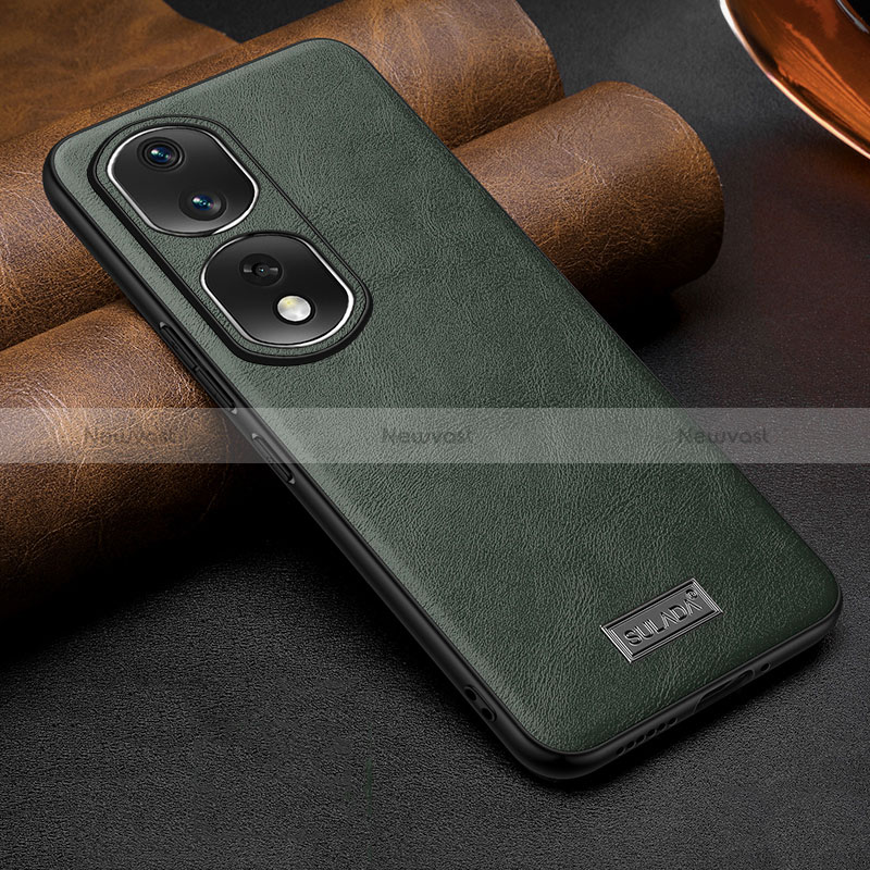 Soft Luxury Leather Snap On Case Cover LD1 for Huawei Honor 80 Pro 5G