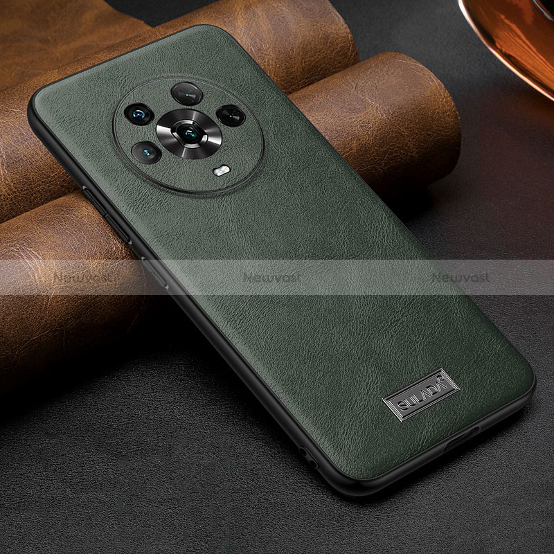 Soft Luxury Leather Snap On Case Cover LD1 for Huawei Honor Magic4 5G