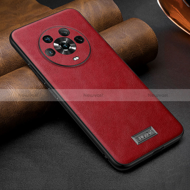 Soft Luxury Leather Snap On Case Cover LD1 for Huawei Honor Magic4 5G