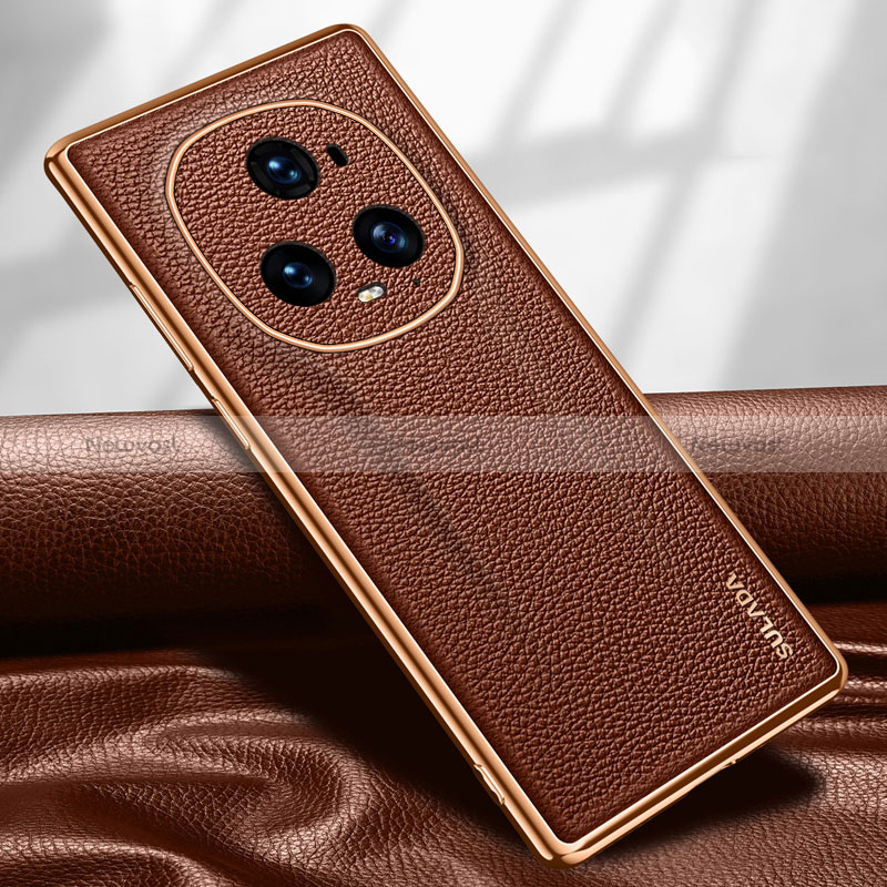 Soft Luxury Leather Snap On Case Cover LD1 for Huawei Honor Magic5 Ultimate 5G