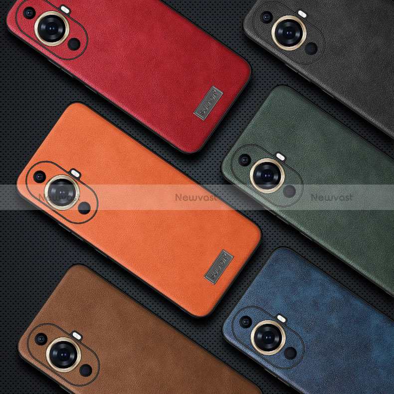 Soft Luxury Leather Snap On Case Cover LD1 for Huawei Nova 11 Pro