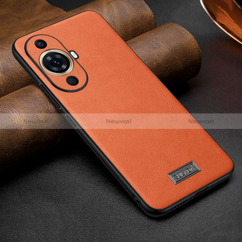 Soft Luxury Leather Snap On Case Cover LD1 for Huawei Nova 11 Pro