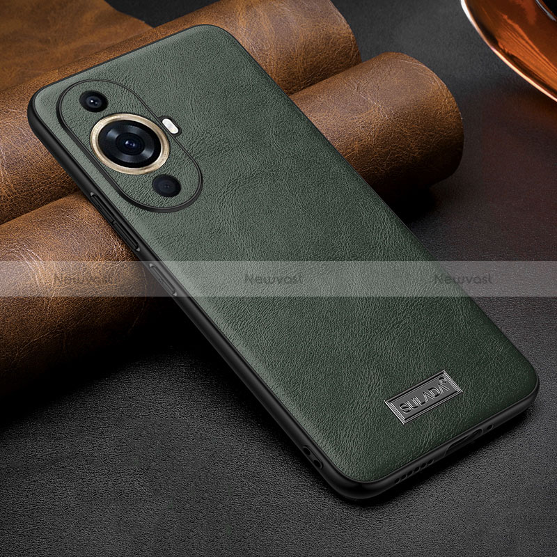 Soft Luxury Leather Snap On Case Cover LD1 for Huawei Nova 11 Pro