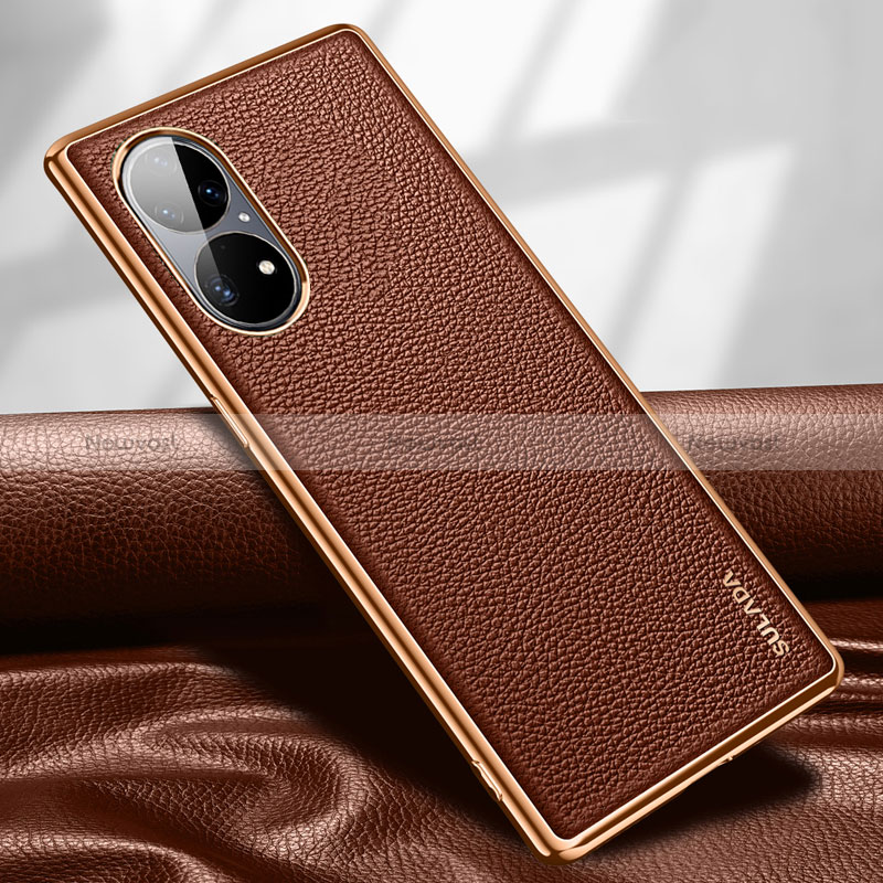 Soft Luxury Leather Snap On Case Cover LD1 for Huawei P50