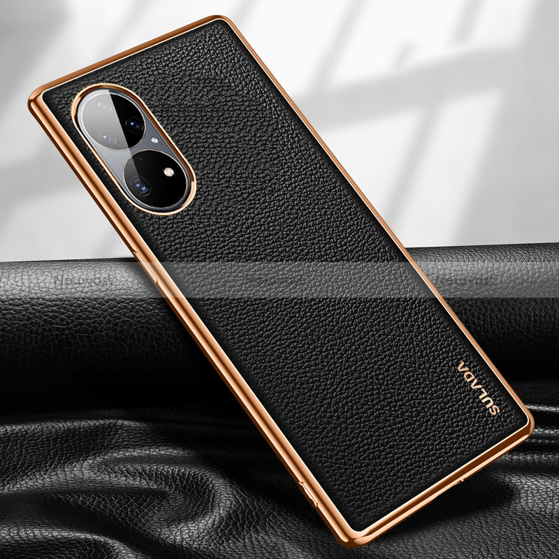 Soft Luxury Leather Snap On Case Cover LD1 for Huawei P50