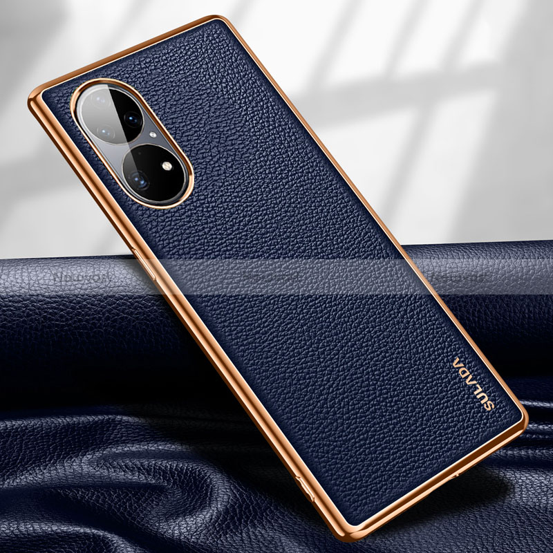 Soft Luxury Leather Snap On Case Cover LD1 for Huawei P50e