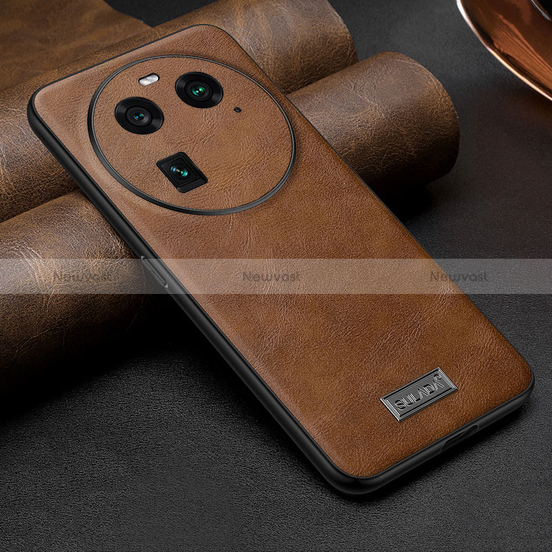 Soft Luxury Leather Snap On Case Cover LD1 for Oppo Find X6 5G