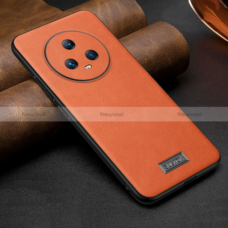 Soft Luxury Leather Snap On Case Cover LD2 for Huawei Honor Magic5 5G