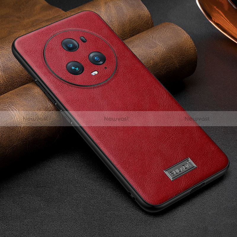 Soft Luxury Leather Snap On Case Cover LD2 for Huawei Honor Magic5 Pro 5G