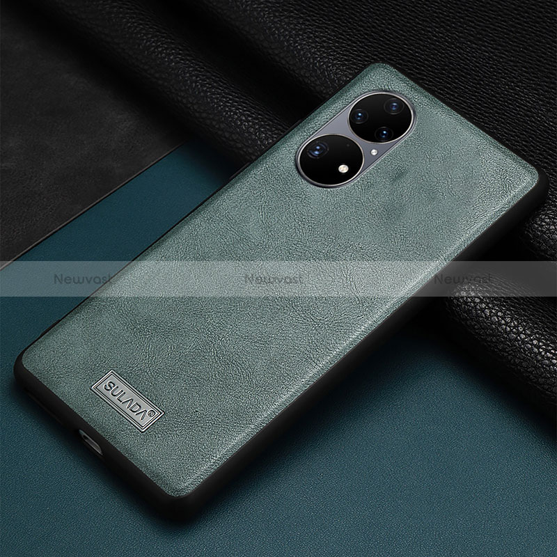 Soft Luxury Leather Snap On Case Cover LD2 for Huawei P50